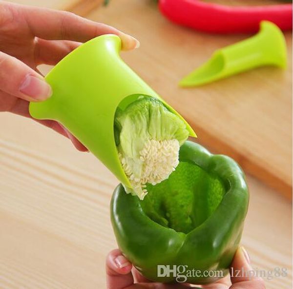 2 pcs set multifunction green pepper chili core separator device plastic tomato fruit vegetable cutter kitchen tools
2 pcs set multifunction green pepper chili core separator device plastic tomato fruit vegetable cutter kitchen tools