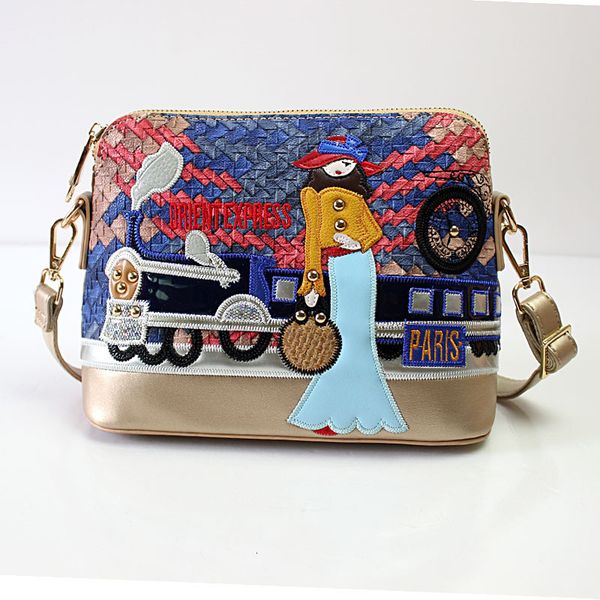2019 autumn shoulder small bag crossbody bags for women cable satchel exquisite embroidery originality shell bolsas feminina
2019 autumn shoulder small bag crossbody bags for women cable satchel exquisite embroidery originality shell bolsas feminina