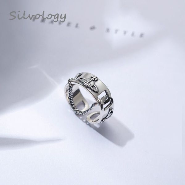 silvology 925 sterling silver chain saturn rings silver vintage weave texture new open rings for women 2019 summer jewelry gift, Slivery;golden
silvology 925 sterling silver chain saturn rings silver vintage weave texture new open rings for women 2019 summer jewelry gift, Slivery;golden