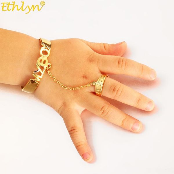 ethlyn african arab gold color my boy bangles bracelet with ring children jewelry bangles newborn baby cute cuff bracelets s203, Black
ethlyn african arab gold color my boy bangles bracelet with ring children jewelry bangles newborn baby cute cuff bracelets s203, Black