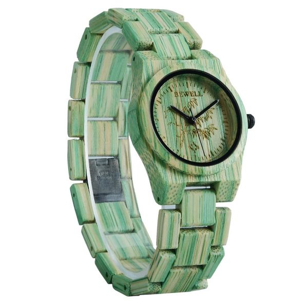 bewell women wood watch 100% handmade natural colorful bamboo quartz wristwatch design luxury casual watches female c19041203, Slivery;brown 
bewell women wood watch 100% handmade natural colorful bamboo quartz wristwatch design luxury casual watches female c19041203, Slivery;brown