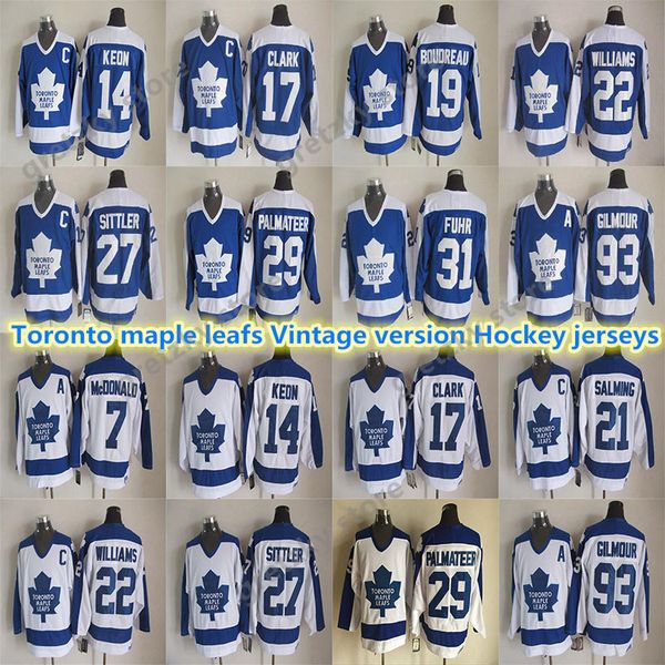 toronto maple leafs vintage version hockey jersey 17 clark 93 gilm0ur 14 keon 31 fuhr 19 boudreau 22 williams ccm hockey jerseys, Black;red
toronto maple leafs vintage version hockey jersey 17 clark 93 gilm0ur 14 keon 31 fuhr 19 boudreau 22 williams ccm hockey jerseys, Black;red
