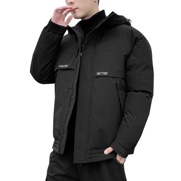 new brand jacket mens winter long sleeve coats streetwear thick hooded warm cotton jackets coat men's fashion chaqueta hombre, Black
new brand jacket mens winter long sleeve coats streetwear thick hooded warm cotton jackets coat men's fashion chaqueta hombre, Black