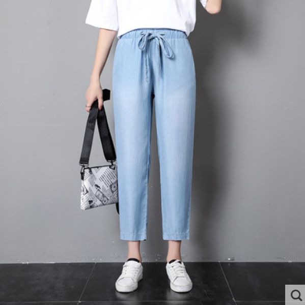 light blue thin тип tencel джинсы женский новые девять очков joker show thin эластичный пояс straight харун штаны
light blue thin тип tencel джинсы женский новые девять очков joker show thin эластичный пояс straight харун штаны