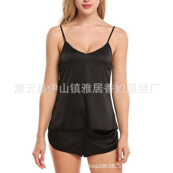 lingerie robes de femmes langerie peignoir pyjama femme women's sleepwear underwear spring and summer short sleeve capris leisure wear, Black;red
lingerie robes de femmes langerie peignoir pyjama femme women's sleepwear underwear spring and summer short sleeve capris leisure wear, Black;red