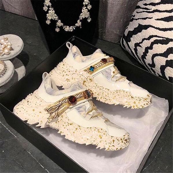 leather shoes women new arrival fringed rhinestone strap thick bottom white sneakers outdoor casual walking shoes female flats, Black
leather shoes women new arrival fringed rhinestone strap thick bottom white sneakers outdoor casual walking shoes female flats, Black