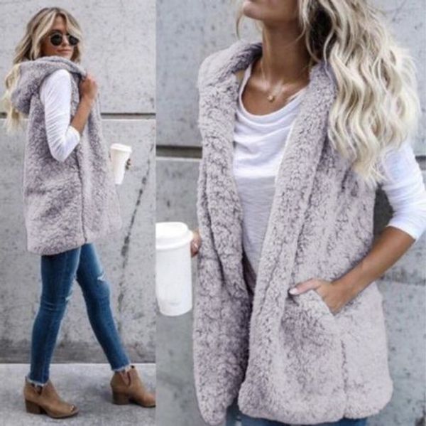 women vest hooded loose slim coat thicken jacket warm outwear solid warm autumn winter clothing vests overcoat size s-xl, Black;white
women vest hooded loose slim coat thicken jacket warm outwear solid warm autumn winter clothing vests overcoat size s-xl, Black;white