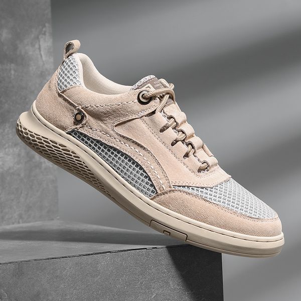2020 summer flats sneakers for men brown khaki fashion men shoes breathable leather mesh sneakers mens anti-slip casual shoe, Black
2020 summer flats sneakers for men brown khaki fashion men shoes breathable leather mesh sneakers mens anti-slip casual shoe, Black