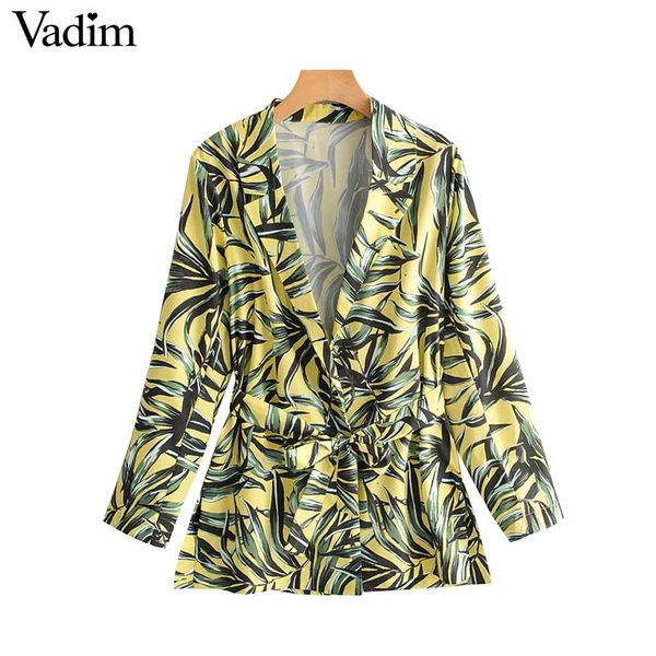 vadim women vintage print blazer bow tie sashes long sleeve coat female stylish chic outerwear casaco feminine ca492, White;black
vadim women vintage print blazer bow tie sashes long sleeve coat female stylish chic outerwear casaco feminine ca492, White;black