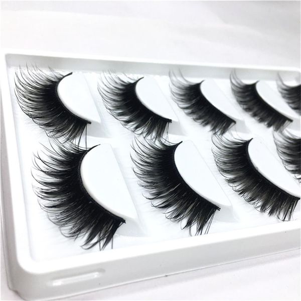 5 pairs/box thick black false eyelashes makeup tips natural smoky makeup long fake eye lashes extension
5 pairs/box thick black false eyelashes makeup tips natural smoky makeup long fake eye lashes extension