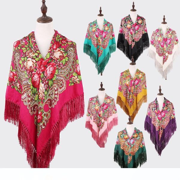 women flower printing russian shawl square scarf long tassel handkerchief oversized floral palatine wrap cape stole 135*135cm, Blue;gray
women flower printing russian shawl square scarf long tassel handkerchief oversized floral palatine wrap cape stole 135*135cm, Blue;gray