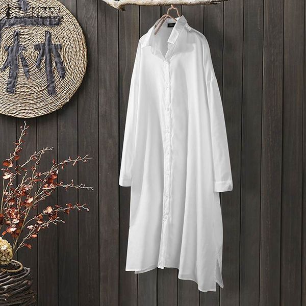 5xl zanzea spring solid blouse women work office long shirts vestido casual lapel long sleeve tunic female basic blusas, White
5xl zanzea spring solid blouse women work office long shirts vestido casual lapel long sleeve tunic female basic blusas, White