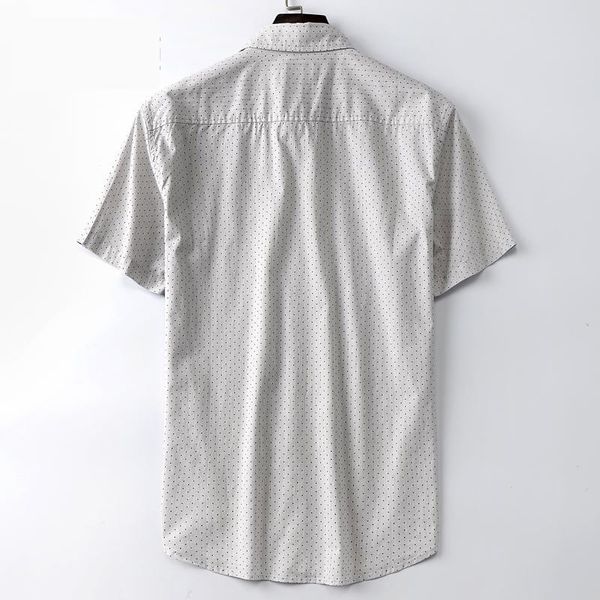 new arrival fashion summer short sleeved young men elastic cotton printed polka dot thin casual shirts plus size s-3xl4xl, White;black
new arrival fashion summer short sleeved young men elastic cotton printed polka dot thin casual shirts plus size s-3xl4xl, White;black