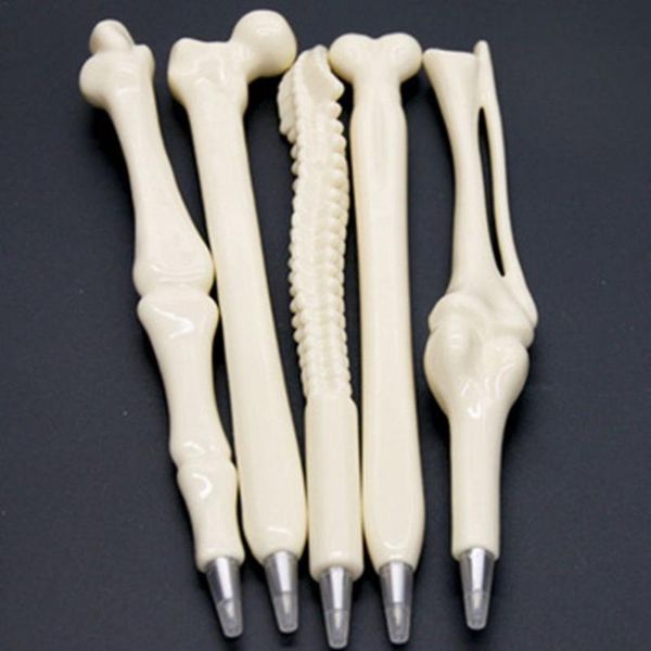 Creative Bone Pen Shape Different Bone Modeling Pen Writing Learning Office Oil Creative Student Stationery