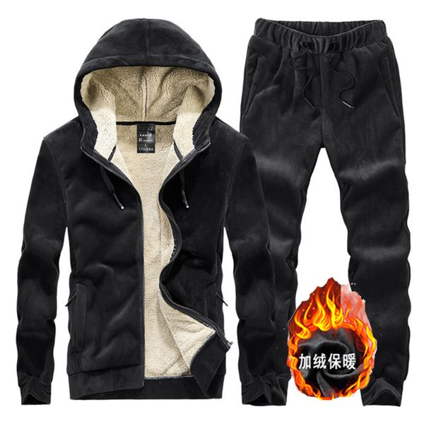 plus size -8xl men winter sportswear warm thick hooded jacket 2pc/sets men inner fleece hoodies zipper tracksuit sports outwear, Black;blue
plus size -8xl men winter sportswear warm thick hooded jacket 2pc/sets men inner fleece hoodies zipper tracksuit sports outwear, Black;blue