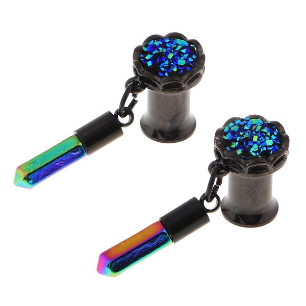 stainless steel ear gauges dangle plugs tunnels for ears gemstone pendant piercings jewelry, Slivery;golden
stainless steel ear gauges dangle plugs tunnels for ears gemstone pendant piercings jewelry, Slivery;golden