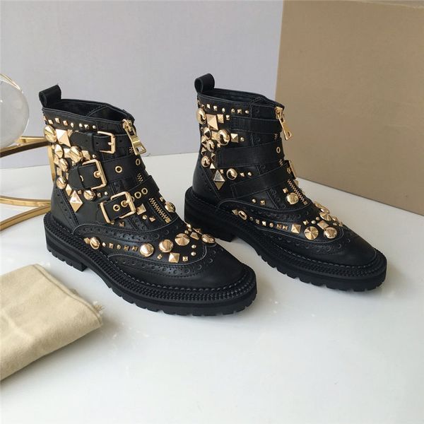 2019 brand fashion luxury designer women shoes 2019 brand fashion luxury designer women boots famous rivets boots, Black
2019 brand fashion luxury designer women shoes 2019 brand fashion luxury designer women boots famous rivets boots, Black