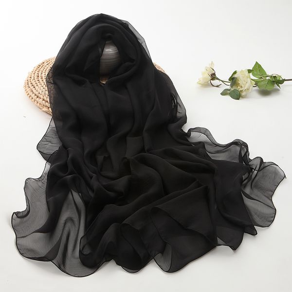 black winter scarf autumn female joker super long chiffon 2018 shawl gauze whole colored women scarves
black winter scarf autumn female joker super long chiffon 2018 shawl gauze whole colored women scarves