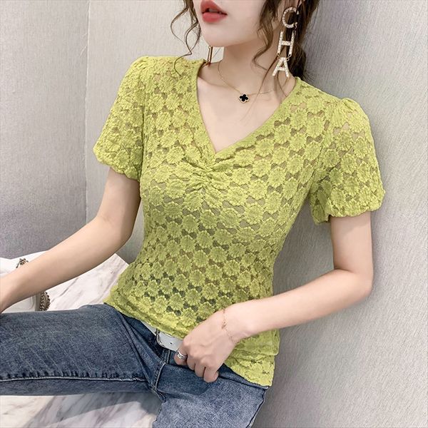 summer 2020 v-neck shirt lace western style lace women's short-sleeved shirt (breast wrapping, White
summer 2020 v-neck shirt lace western style lace women's short-sleeved shirt (breast wrapping, White