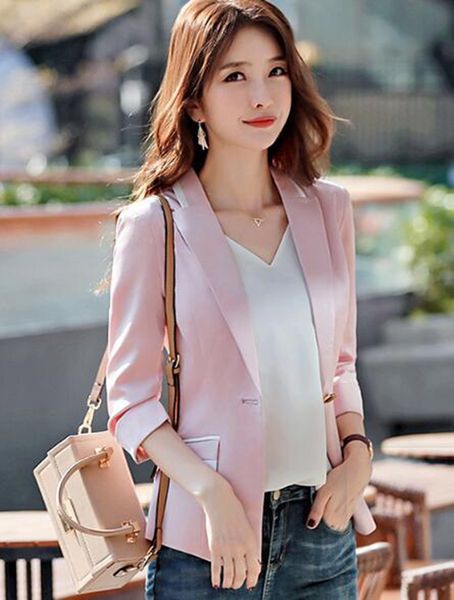 women's korean version of the new boutique special personality trend slim fashion spring and autumn mid-sleeve suit jacket / s-3xl, White;black
women's korean version of the new boutique special personality trend slim fashion spring and autumn mid-sleeve suit jacket / s-3xl, White;black