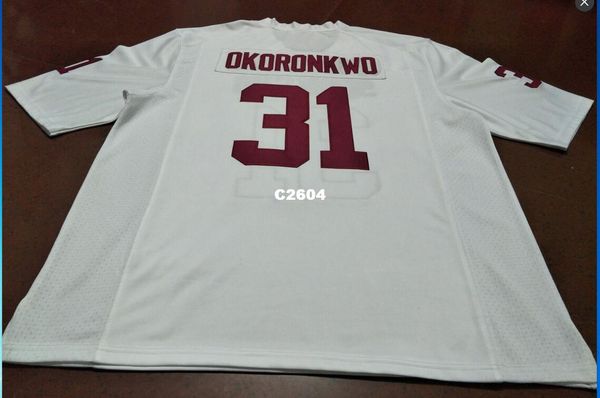 men #31 ogbonnia okoronkwo red white oklahoma sooners alumni college jersey or custom any name or number jersey, Black;red
men #31 ogbonnia okoronkwo red white oklahoma sooners alumni college jersey or custom any name or number jersey, Black;red