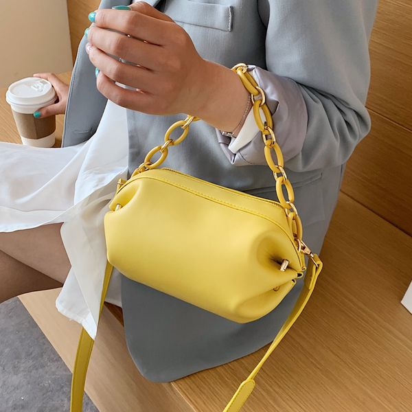 new design fashion candy color shoulder bag elegant chain handbag bucket bag crossbody width 23cm height 13cm thickness 13cm
new design fashion candy color shoulder bag elegant chain handbag bucket bag crossbody width 23cm height 13cm thickness 13cm