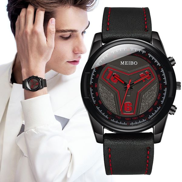 gofuly men watch meibo fashion creative geometric round belt men's quartz watch gift quartz leather band watches montre homme, Slivery;brown
gofuly men watch meibo fashion creative geometric round belt men's quartz watch gift quartz leather band watches montre homme, Slivery;brown
