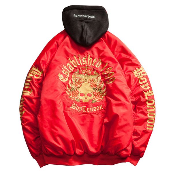 kimsere fashion hi street flight bomber jackets with hood men's streetwear ma1 outerwear with embroidery varsity baseball jacket, Black;brown
kimsere fashion hi street flight bomber jackets with hood men's streetwear ma1 outerwear with embroidery varsity baseball jacket, Black;brown