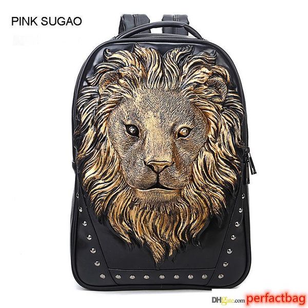 pink sugao backpack men designer backpacks 3 color pu leather backpack computer bag 3d print animal anti-theft bag travel school
pink sugao backpack men designer backpacks 3 color pu leather backpack computer bag 3d print animal anti-theft bag travel school