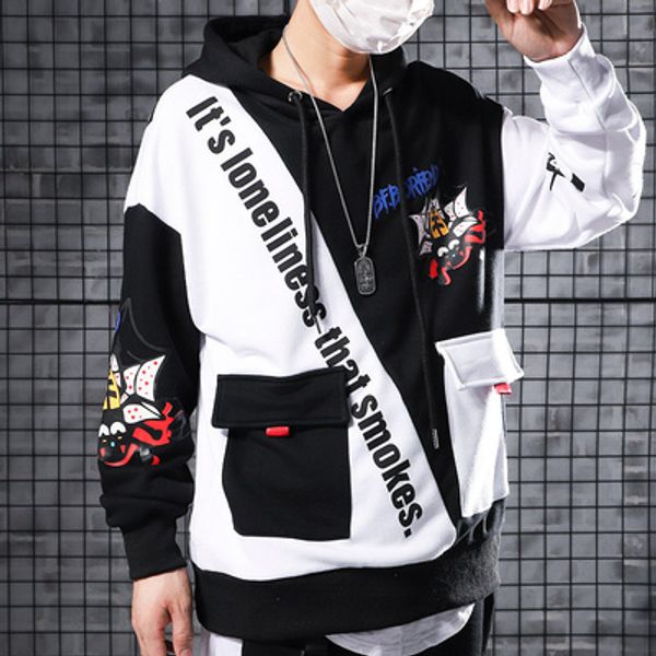 overfire hoodie man's and man's sanitary lightcap japanese cec mens cartoon man animatio designer sweatshrt stitching tools, loose, Black
overfire hoodie man's and man's sanitary lightcap japanese cec mens cartoon man animatio designer sweatshrt stitching tools, loose, Black