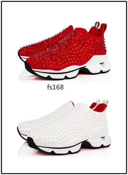 original box krystal spike sock donna casual shoes flat sneakers designer mens red bottoms shoes womens shoes 2, Black
original box krystal spike sock donna casual shoes flat sneakers designer mens red bottoms shoes womens shoes 2, Black