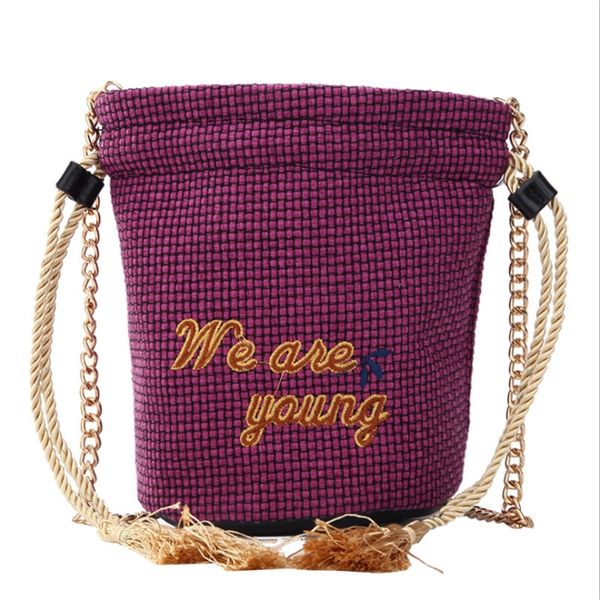 embroidered shoulder bag for women 2019 letter tasseled drawstring bucket bag new weaving net red crossbody handbag
embroidered shoulder bag for women 2019 letter tasseled drawstring bucket bag new weaving net red crossbody handbag