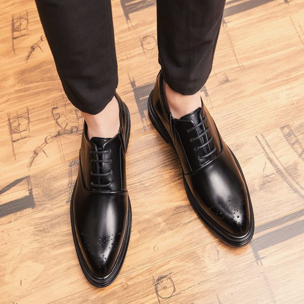 mens patent leather shoes men dress shoes lace up pointed toe wedding business party 5 colors big size hjm90, Black
mens patent leather shoes men dress shoes lace up pointed toe wedding business party 5 colors big size hjm90, Black