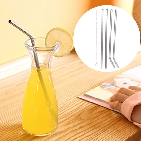 4/8pcs reusable drinking straws 304 stainless steel metal beer whisky juice straw with cleaner brush for bar party drink tools
4/8pcs reusable drinking straws 304 stainless steel metal beer whisky juice straw with cleaner brush for bar party drink tools