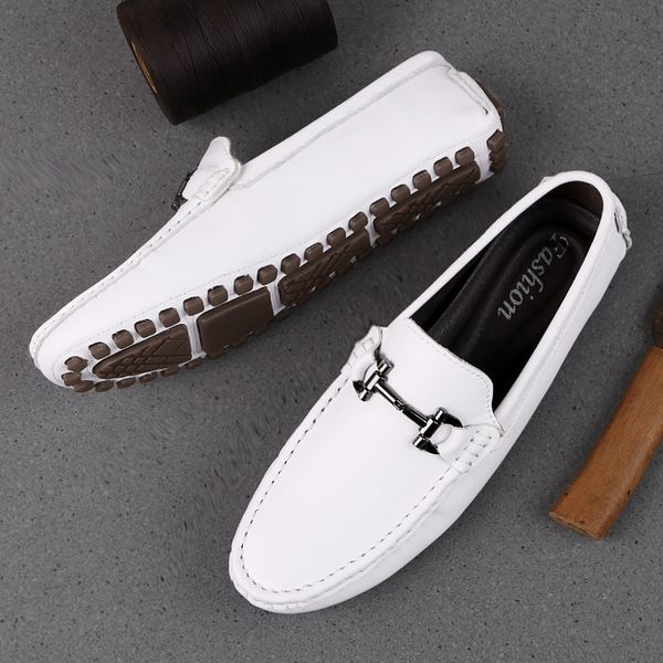 man shoes leather genuine summer mens moccasin shoes fashion leather loafer men luxury big size 38-47 male casual footwear cs04, Black 
man shoes leather genuine summer mens moccasin shoes fashion leather loafer men luxury big size 38-47 male casual footwear cs04, Black