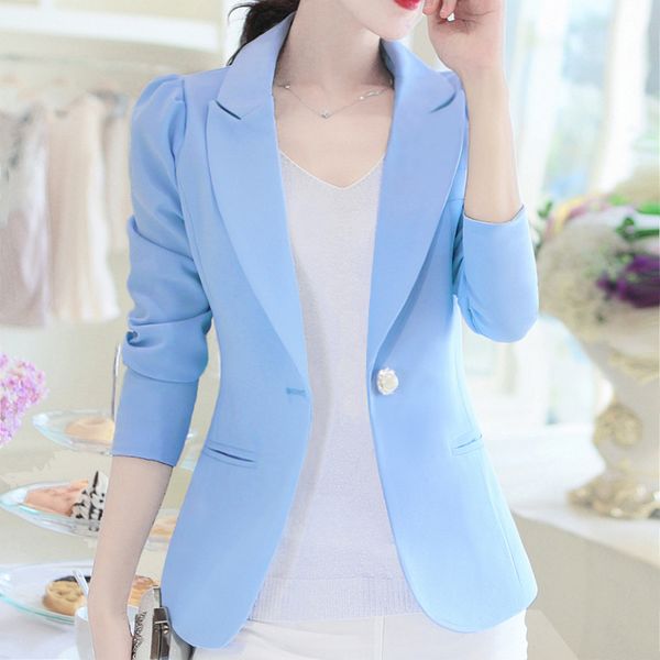 2019 fashion cotton full solid blazer women vadim spring and autumn sleeved suit lady elegant casual womens blazer, White;black
2019 fashion cotton full solid blazer women vadim spring and autumn sleeved suit lady elegant casual womens blazer, White;black