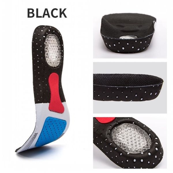 1pair for sport shoes pad thickening absorption basketball football shoes pads silicone soft insole arch support137, Black
1pair for sport shoes pad thickening absorption basketball football shoes pads silicone soft insole arch support137, Black