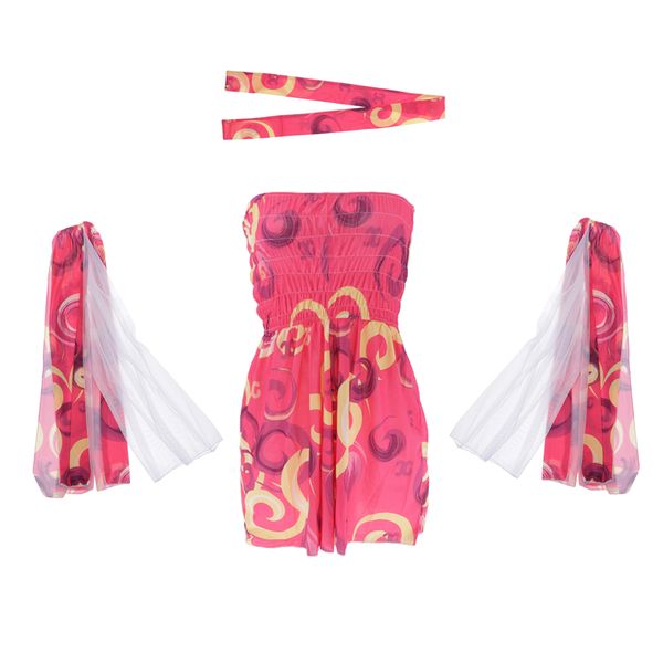 70s disco hippie costume women's rock hippie cosplay for dance party, White
70s disco hippie costume women's rock hippie cosplay for dance party, White