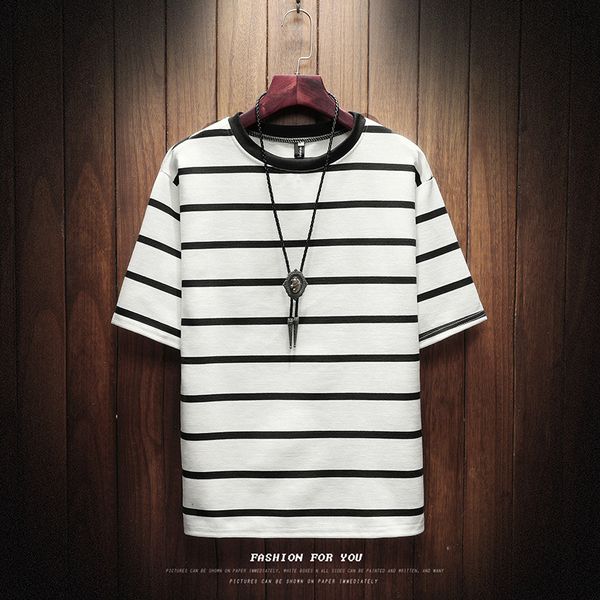 2020 новый стиль stripes с коротким рукавом футболка мужская подростковая сыпучие-fit crew neck half-рукав рубашки trend versatile casual бо, White;black
2020 новый стиль stripes с коротким рукавом футболка мужская подростковая сыпучие-fit crew neck half-рукав рубашки trend versatile casual бо, White;black