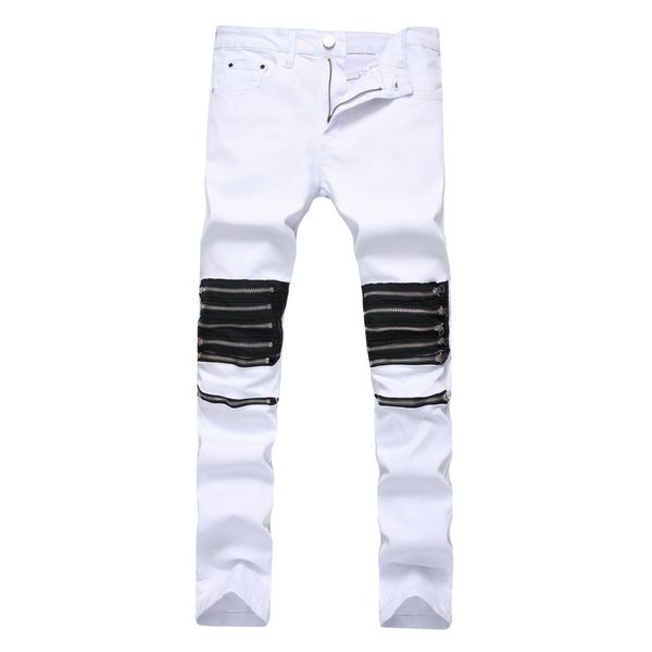 men's jeans night club men autumn fashion hight street multi-zipper mens skinny motorcycles hip hop slim fit white, Blue
men's jeans night club men autumn fashion hight street multi-zipper mens skinny motorcycles hip hop slim fit white, Blue