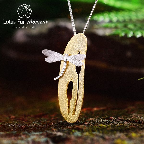 lotus fun moment real 925 sterling silver handmade fashion jewelry leaf and dragonfly design pendant without necklace for women
lotus fun moment real 925 sterling silver handmade fashion jewelry leaf and dragonfly design pendant without necklace for women