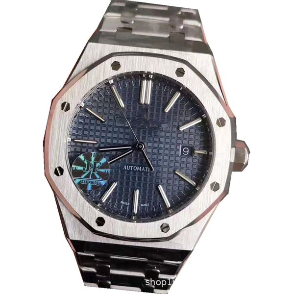 luxury designer ap15400 royal oak automatic mechanical watch men's watch steel belt fashion classic watch, Slivery;brown
luxury designer ap15400 royal oak automatic mechanical watch men's watch steel belt fashion classic watch, Slivery;brown