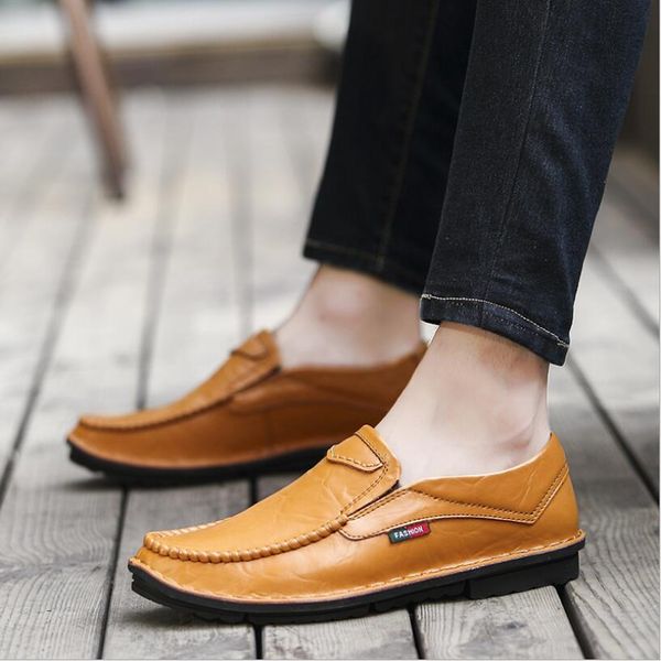 cs682 men genuine leather shoes slip on real leather loafers mens moccasins shoes italian designer zapatos de hombre, Black
cs682 men genuine leather shoes slip on real leather loafers mens moccasins shoes italian designer zapatos de hombre, Black