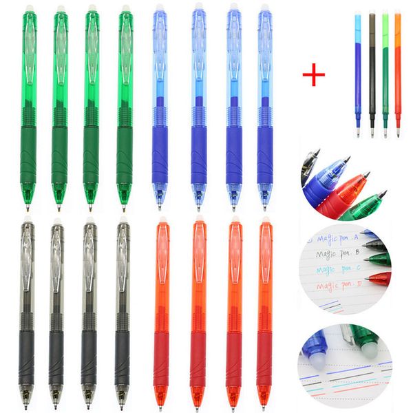 magic erasable pen button slide 0.5mm erasable ink refill neutral pen red / blue / black green ink student office supplies
magic erasable pen button slide 0.5mm erasable ink refill neutral pen red / blue / black green ink student office supplies
