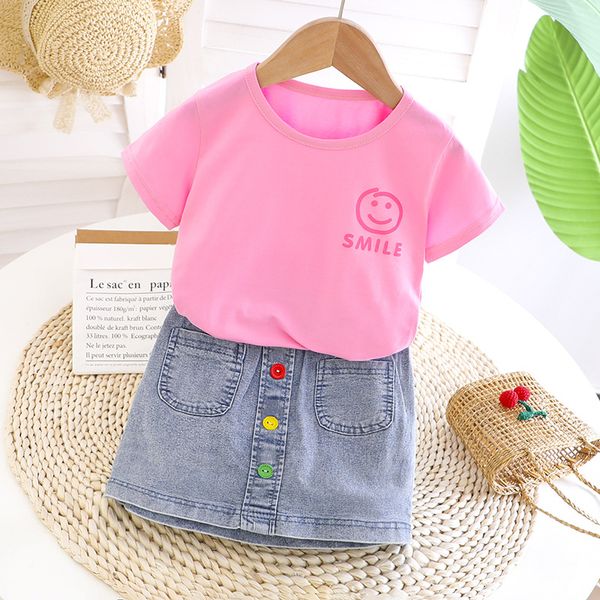 cotton girls clothing sets summer 2020 two piece short sleeve children sets fashion girls clothes suit casual tshirt+skirts, White
cotton girls clothing sets summer 2020 two piece short sleeve children sets fashion girls clothes suit casual tshirt+skirts, White