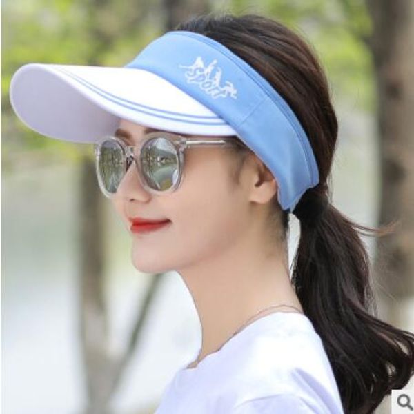 2019 summer new sun hat outdoor breathable air color sun hat portable sports sunscreen hat spot, Blue;gray
2019 summer new sun hat outdoor breathable air color sun hat portable sports sunscreen hat spot, Blue;gray