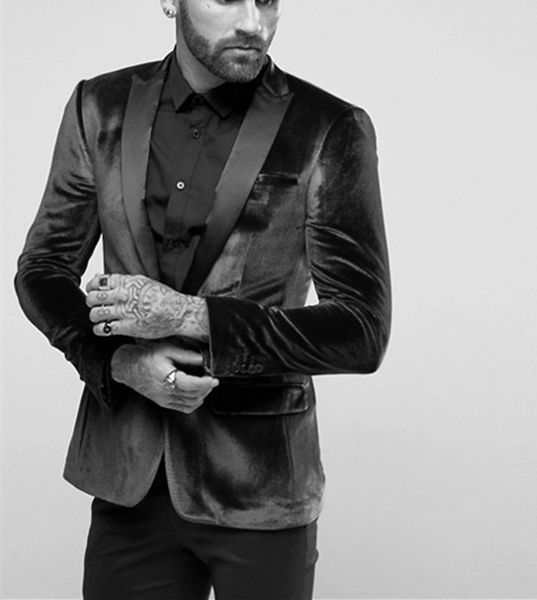 выполненный на заказ пик нагрудные groomsmen one button groom tuxedos мужские костюмы венчания / prom / dinner best man blazer (куртка + брю, Black;gray
выполненный на заказ пик нагрудные groomsmen one button groom tuxedos мужские костюмы венчания / prom / dinner best man blazer (куртка + брю, Black;gray