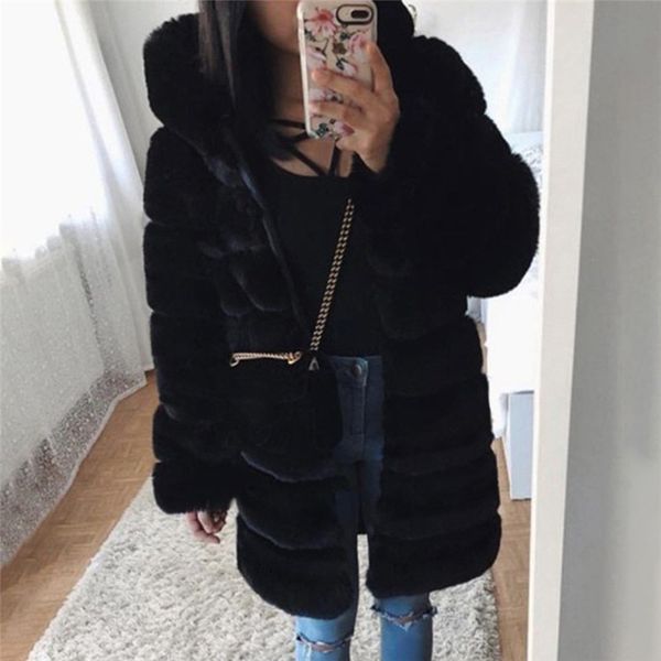 women coat fashion luxury faux fur coat autumn winter warm hooded overcoat with pocket multi-code multicolor parka femme 5, Black
women coat fashion luxury faux fur coat autumn winter warm hooded overcoat with pocket multi-code multicolor parka femme 5, Black