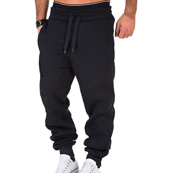 men pants fashion mens sweatpants trousers joggers men's sports fitness pants men's casual sports loose trousers, Black
men pants fashion mens sweatpants trousers joggers men's sports fitness pants men's casual sports loose trousers, Black