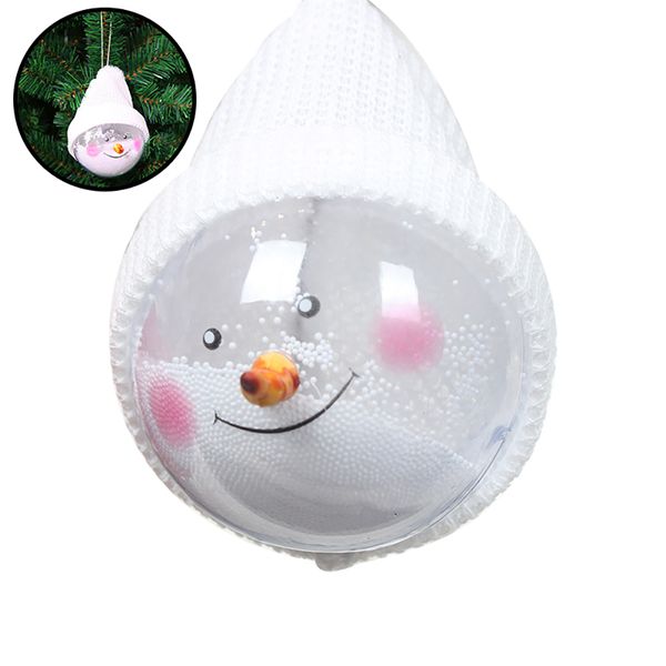 1pc ball doll snowman transparent christmas decorations for home tree pendant gift for kids(white) white
1pc ball doll snowman transparent christmas decorations for home tree pendant gift for kids(white) white